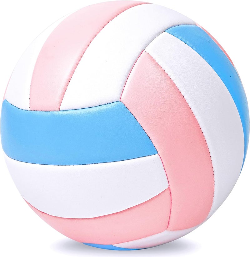 RUN2PEAK Soft Touch Volleyball Ball Gifts for Teen Girls Kids Youth Team Beginners Durable Volleyballs for Outdoor Indoor Beach Pool Water Play Official Size 5 Training Practice Volley Ball - Image 3